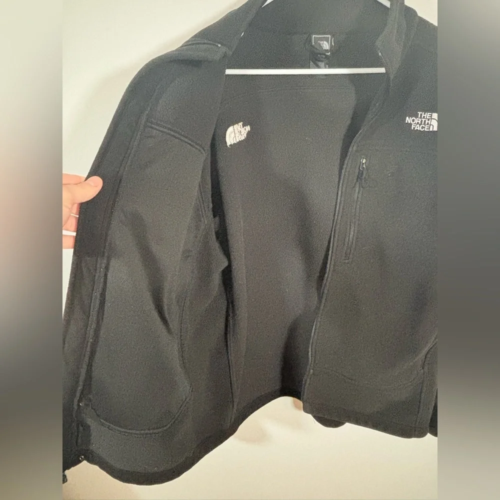 The North Face Men’s Full Zip Fleece Jacket Black XL Outdoor